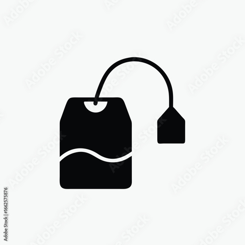 tea bag icon vector template