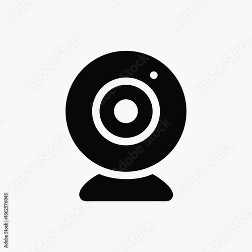 web camera icon fully editable vector template