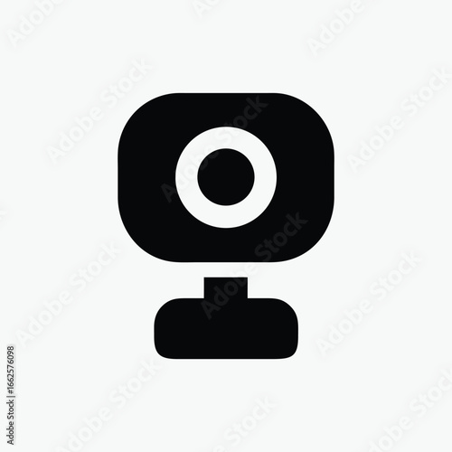 web camera icon fully editable vector template