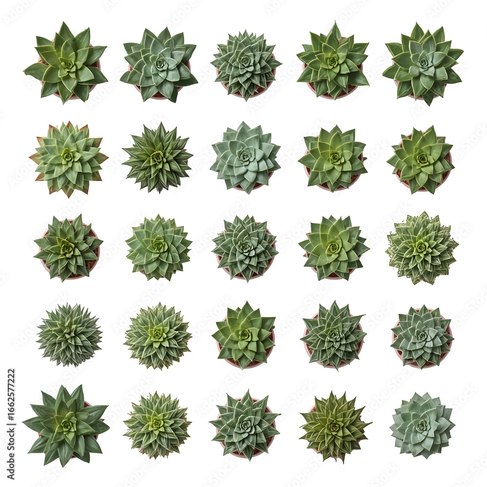 Obraz premium collection of green leaves