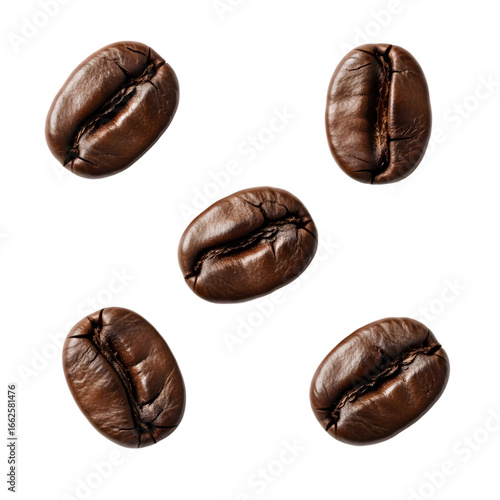 Wallpaper Mural Rich roasted coffee beans tumble invitingly, perfect for cafe branding or energizing lifestyle visuals. Torontodigital.ca