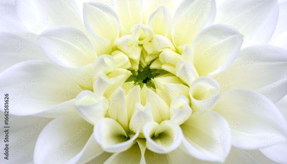 Fototapeta premium Close-up of a white Dahlia (1)