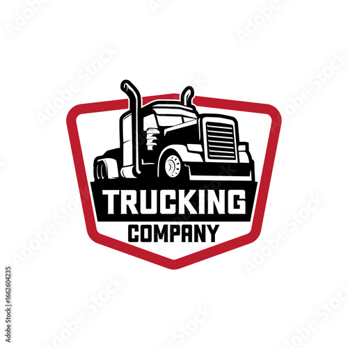 Trucking Logo Logistic Company Logo. Premium Vector Truck Logo Vector