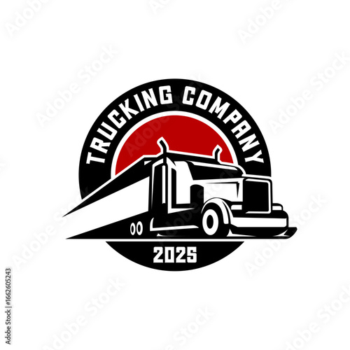 Trucking Logo Logistic Company Logo. Premium Vector Truck Logo Vector