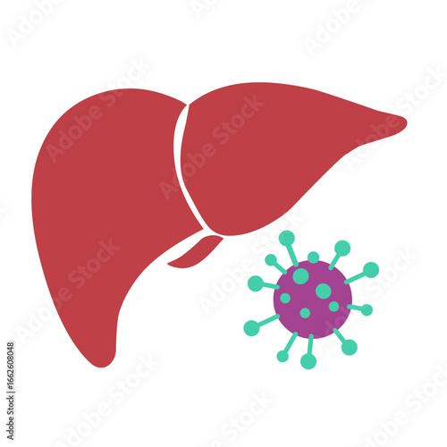 Viral Hepatitis Vector Illustration