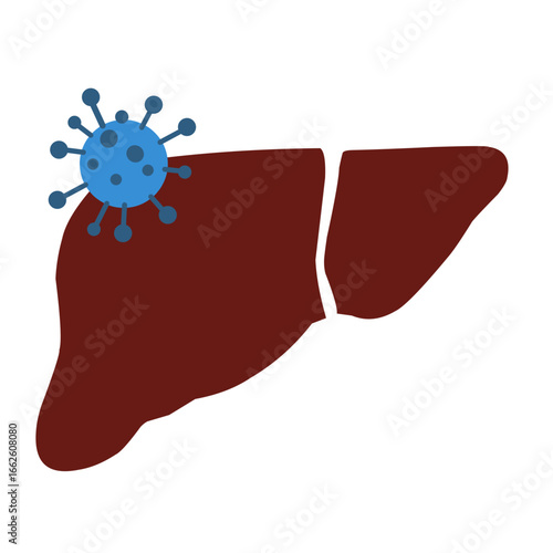 Viral Hepatitis Vector Illustration