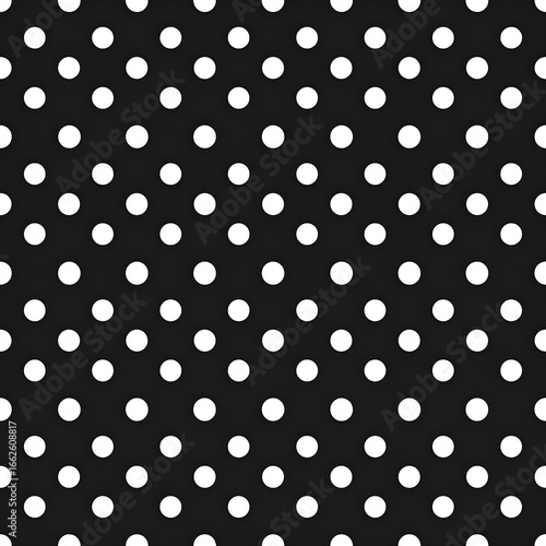 Black and white polka dots