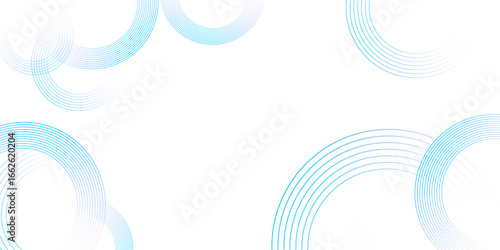 blue white invitation, cover design. Luxury elegant blue  circle, star pattern .Abstract blue circle lines on white background.. vertical vector template for design .