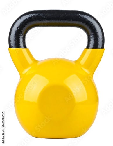 Yellow kettlebell (1)