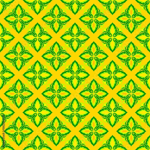 Colorful Floral Mandala Pattern Background 005