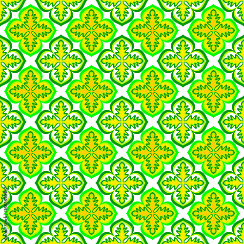 Colorful Floral Mandala Pattern Background 005