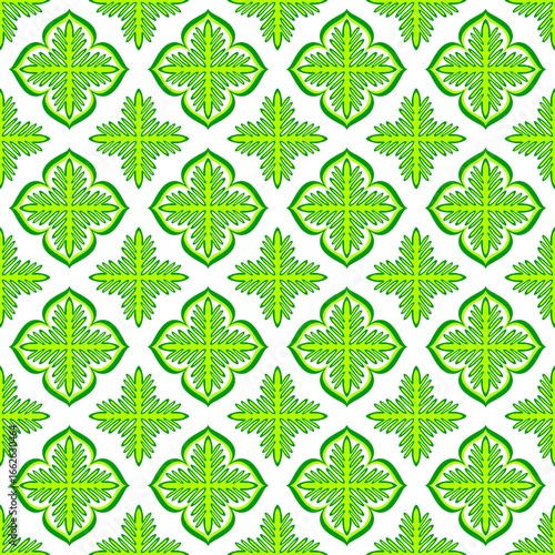 Colorful Floral Mandala Pattern Background 005