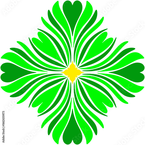 Colorful Floral Mandala Pattern Background 005