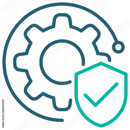 Integrity Outline Blue Icon