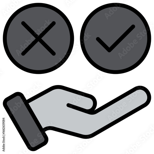 Ethics Grey Icon Editable Stroke