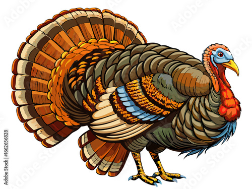 thanksgiving turkey with a turkey