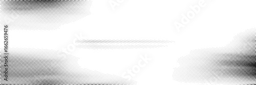 Halftone faded gradient texture. Grunge halftone grit background. White and black sand noise wallpaper. Retro pixilated vector backdrop