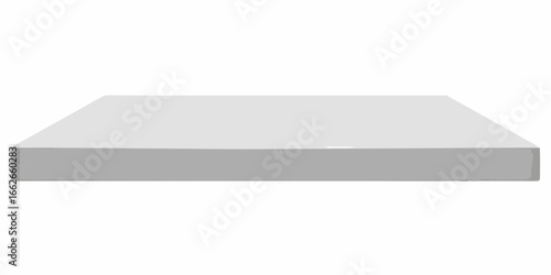 Simple white mattress on a white background bedding
