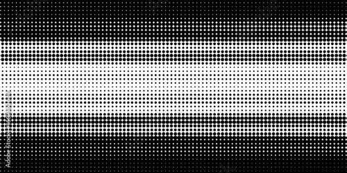 Grunge halftone gradient background. Faded dotted grit noise texture. Black and white rasterized sand wallpaper. Retro pixelated bitmap backdrop.
