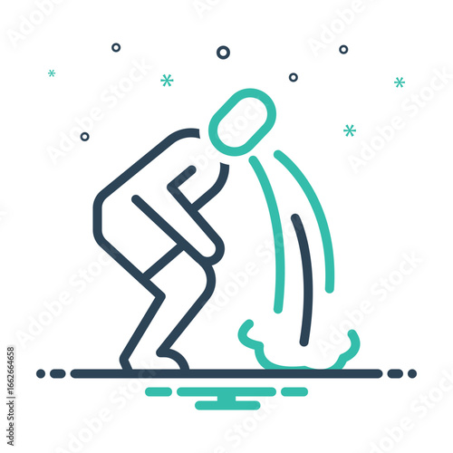 Mix icon for vomiting