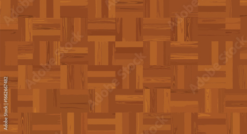 Warm wood parquet flooring pattern geometric texture