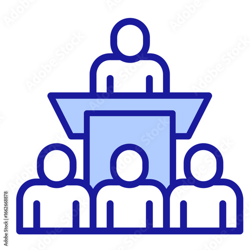 Facilitator  Icon Element For Design