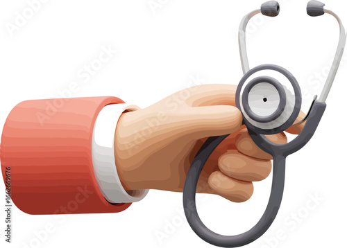 Doctor s hand holding stethoscope medical healthcare concept