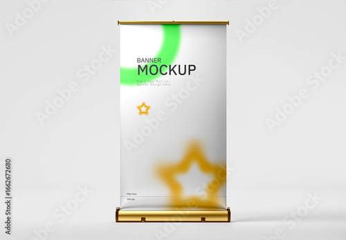 Roll-Up Srtand Banner Mockup