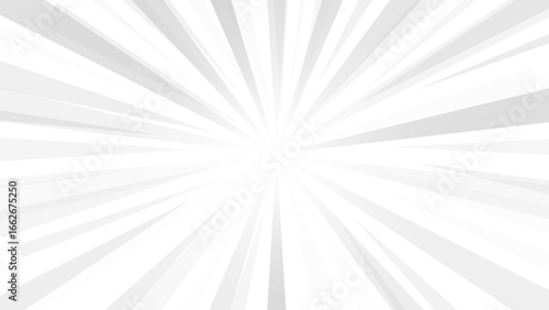 popular white ray starburst sunburst pattern background.  Vector striped background. 