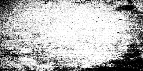 Black and white grunge. Distress overlay texture. Abstract surface dust and rough dirty wall background concept. Worn, torn, weathered effect. Vector illustration,