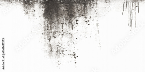 Black and white grunge. Distress overlay texture. Abstract surface dust and rough dirty wall background concept. Worn, torn, weathered effect. Vector illustration,