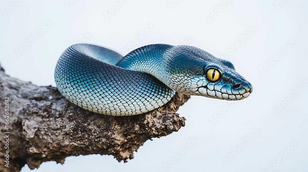 Fototapeta premium blue and white fish