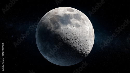 full moon in the night sky