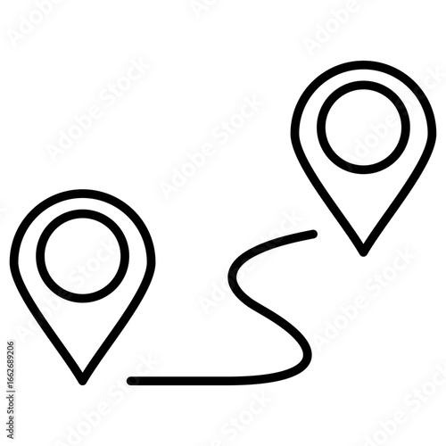 Route Outline Icon