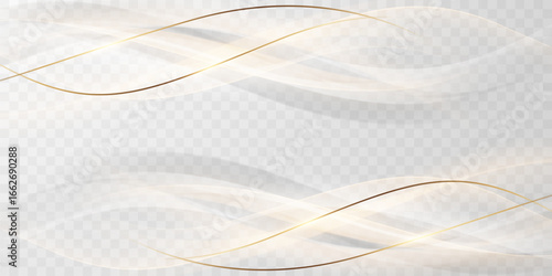 white background design With luxurious golden effect elements. Vector illustration