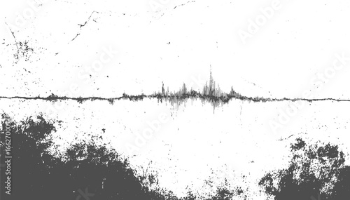 Black and White Grunge Crack Texture – Vintage Distressed Paper and Wall Surface, Urban Grunge Distress Texture – Vintage Dirty Overlay with Spots and Scratches vector design on transparent background