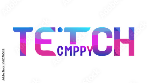 Tech company logo design with modern gradient color scheme for technology startup and innovative business brand identity