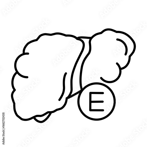 Liver diseases icon vector