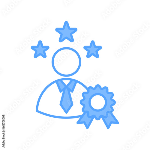 Professional Blue Icon