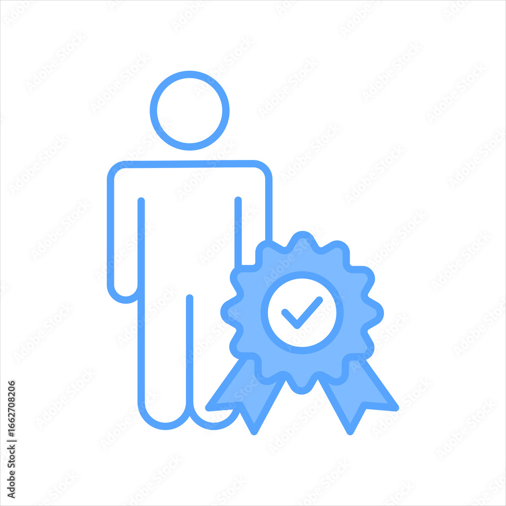 Qualification Blue Icon Qualification Blue Icon