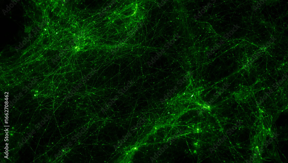 Fototapeta premium Simulation of the cosmic web, showing the large-scale structure of the universe.