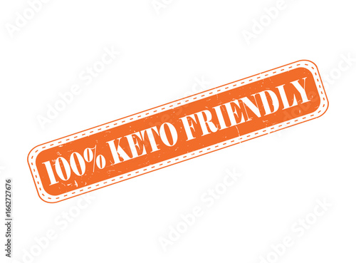 100% KETO FRIENDLY Rubber Stamp Seal on a Bar