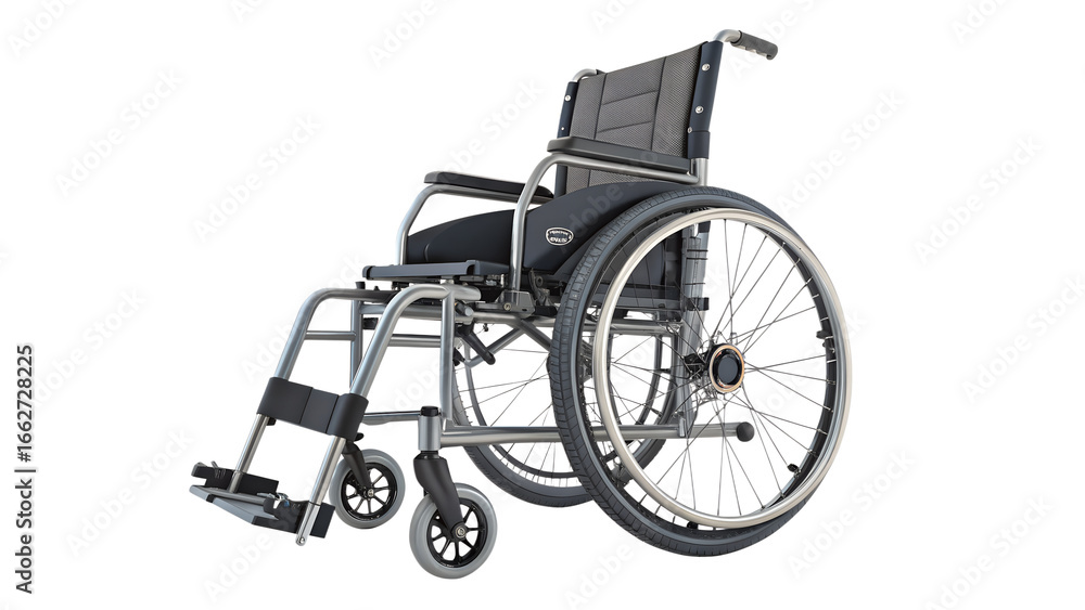 Fototapeta premium wheelchair isolated on white background