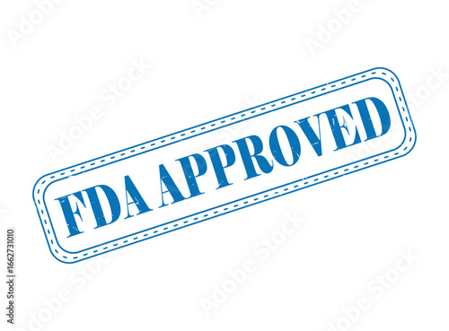 FDA APPROVED Rubber Stamp Seal with an Outline