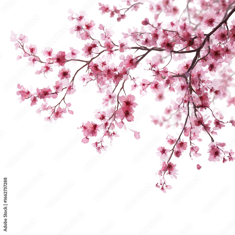 Obraz premium Cherry blossoms in full bloom