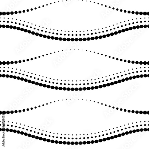 seamless geometric pattern of circles, vector, halftone 