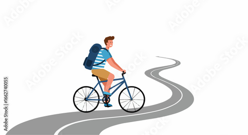 woman riding a bike
