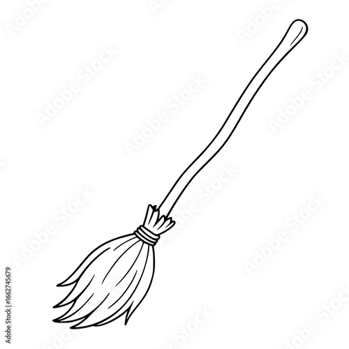 witch's broom vector