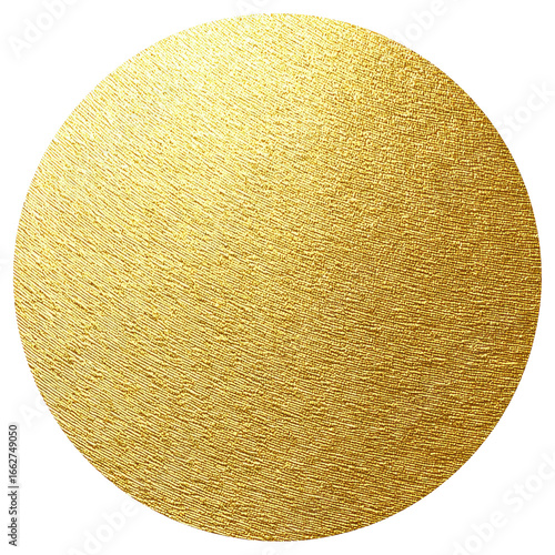 Wallpaper Mural Gold circle with textured surface Torontodigital.ca