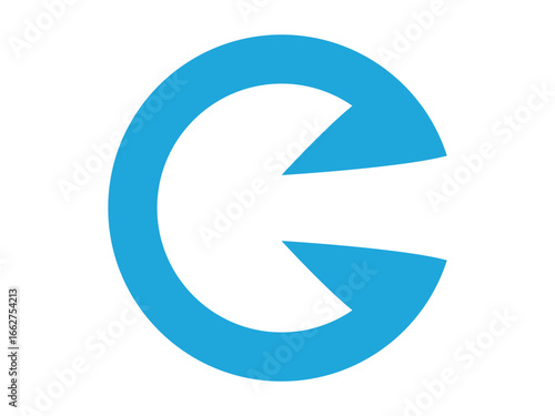 Free Download Geometric Letter C Icon, Minimal Alphabet Typography C Symbol for Business and Graphic Design - GFXLoad